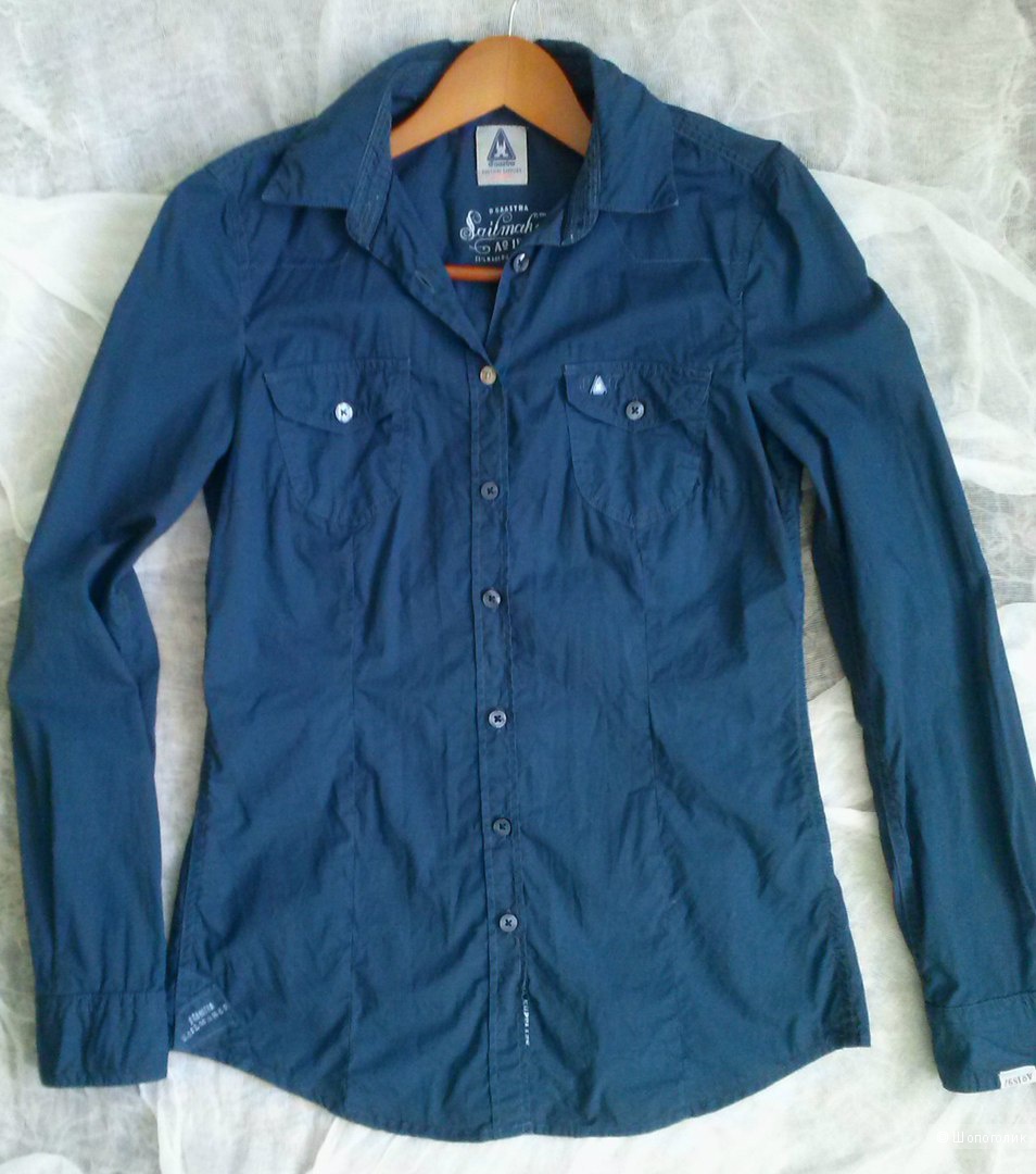 Gaastra рубашка синяя 42-44