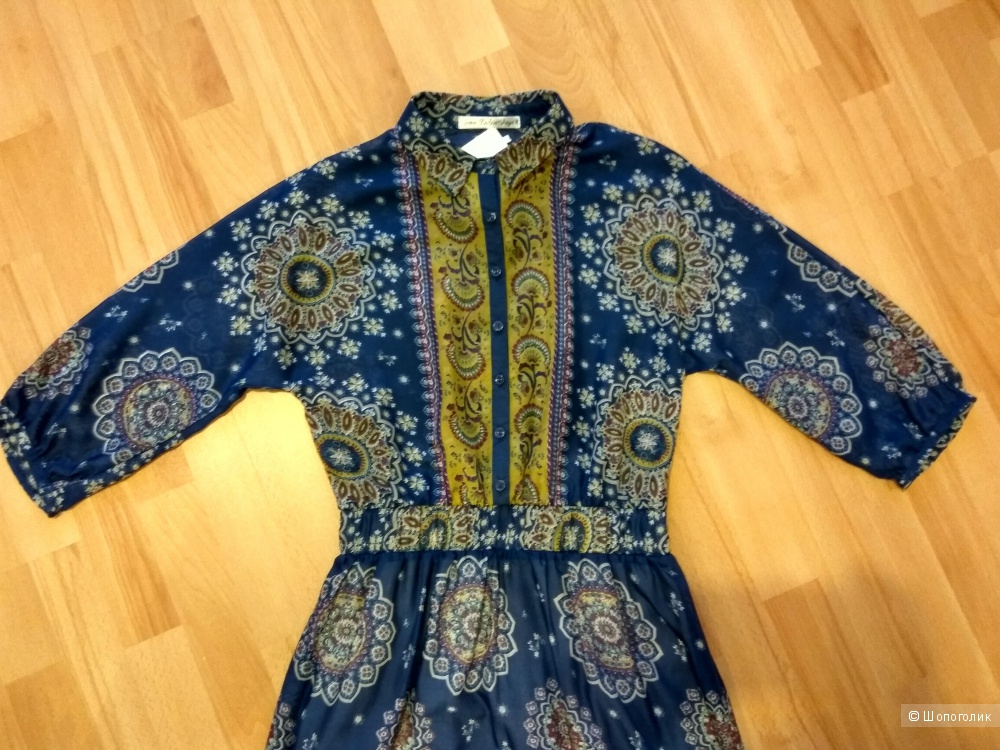 Длинное платье LO Jana Nedzvetskaya с шелком в составе  46 размер