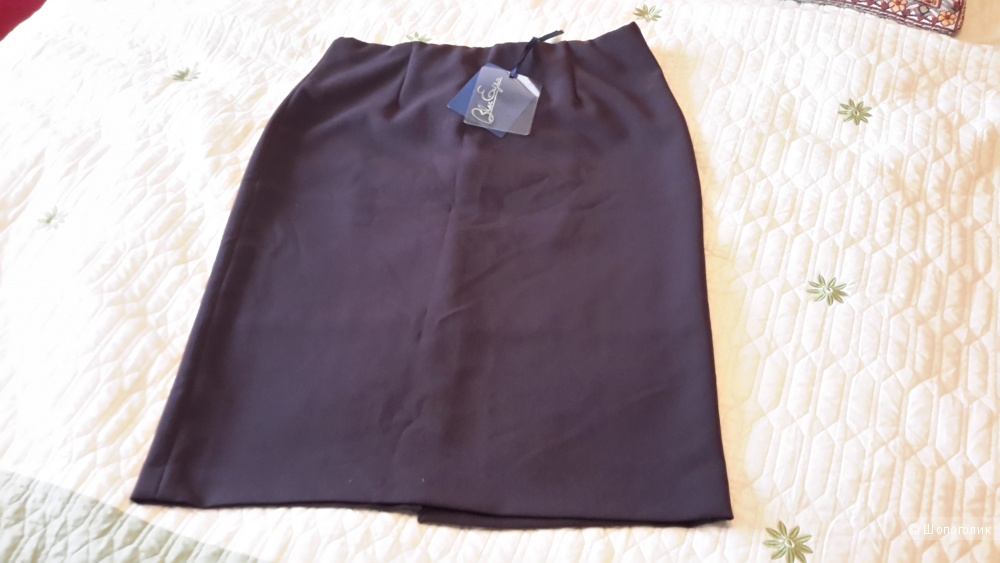 Красивая коричневая юбка футляр BLUE E. BY LES COPAINS размер 44IT на наш 46-48