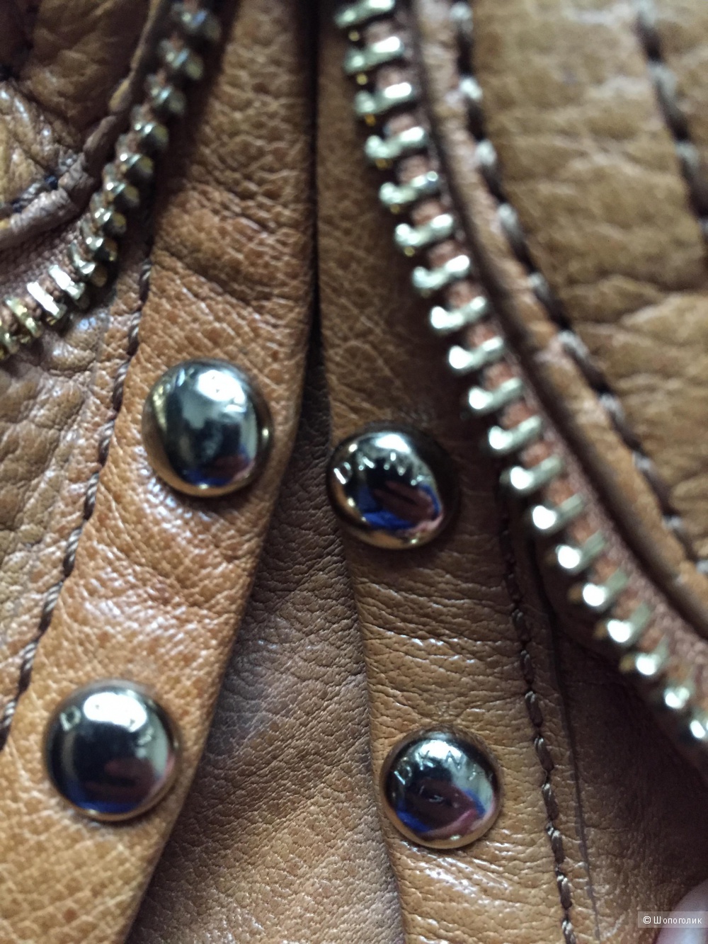 Стильная сумка DKNY США натуральная кожа