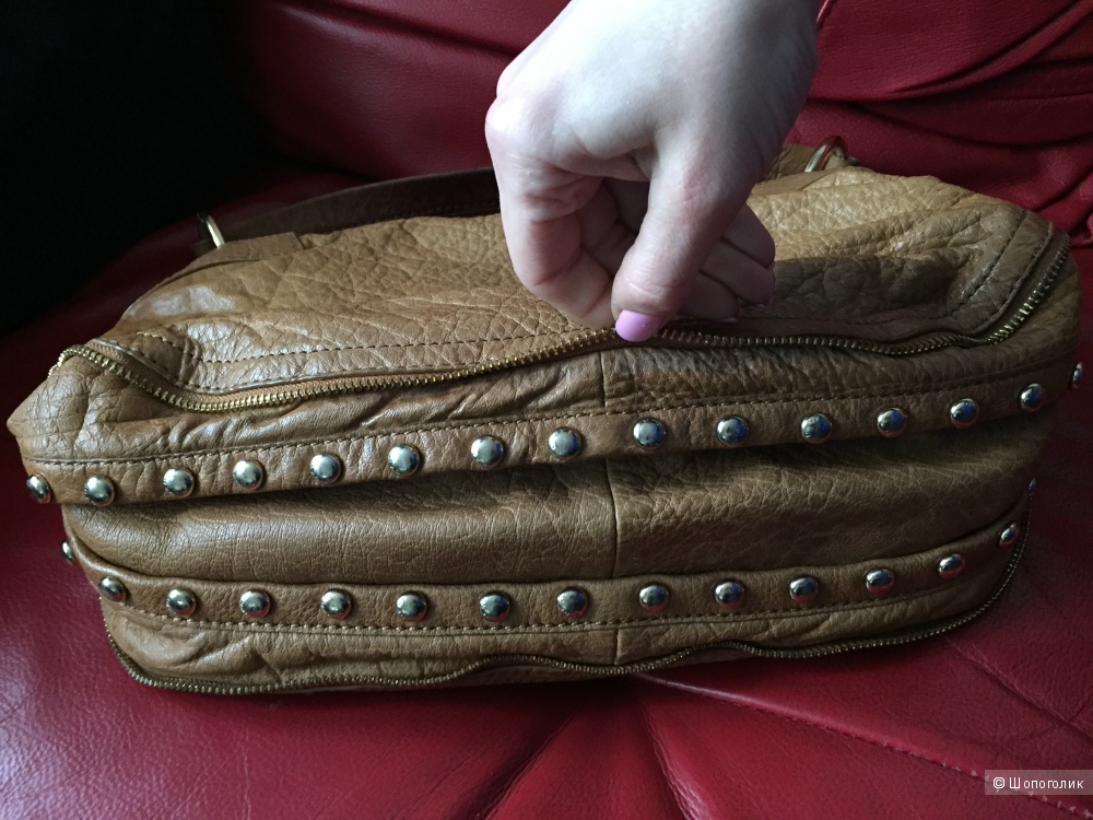 Стильная сумка DKNY США натуральная кожа