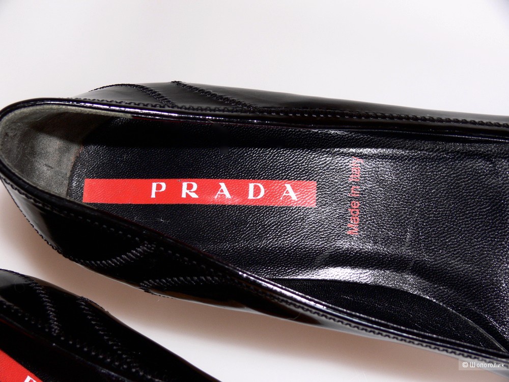 Туфли Prada. Лак натуральный. 36,5-37 размер. Оригинал