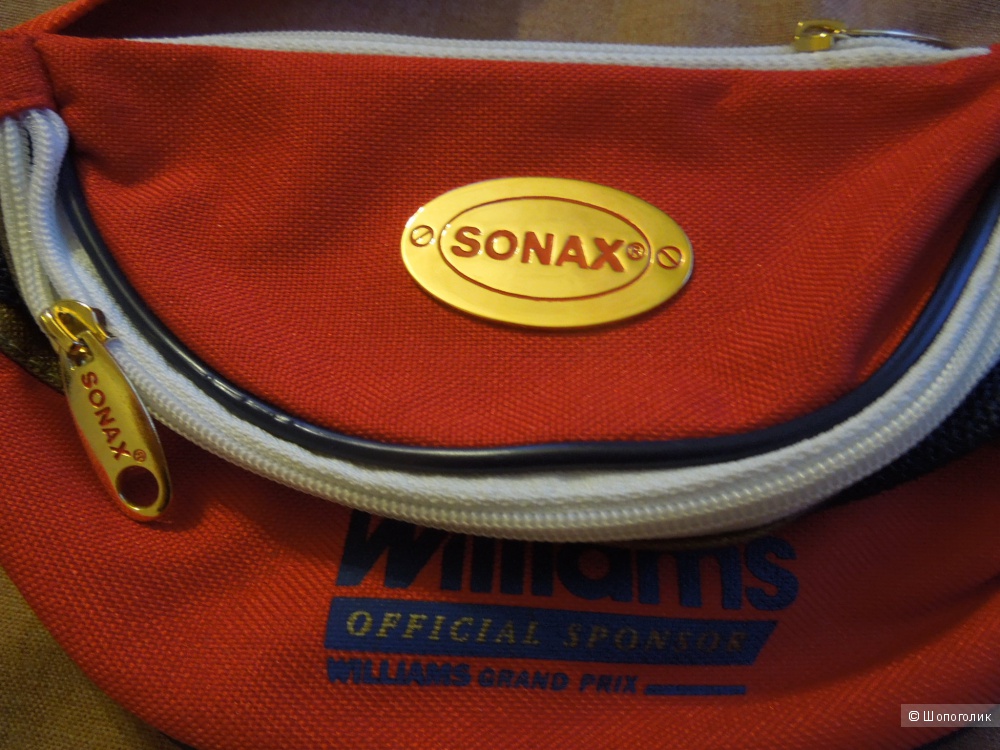 Поясная сумка  SONAX с двумя отделениями новая