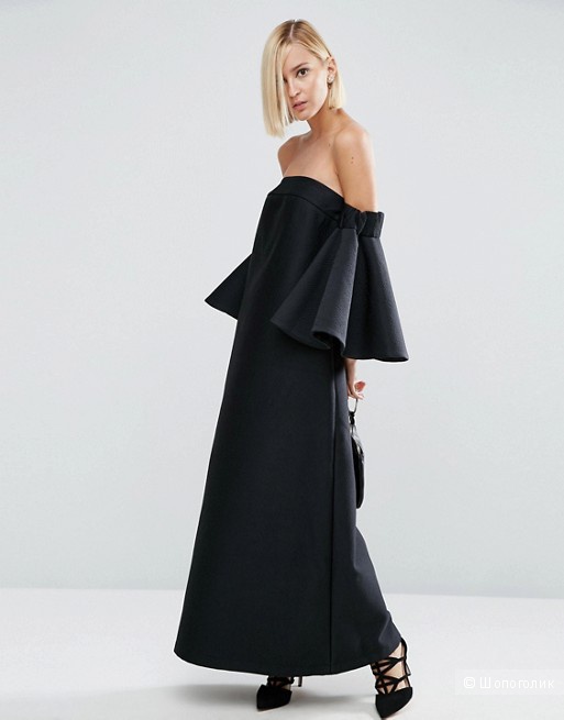 Шикарное черное платье Asos White