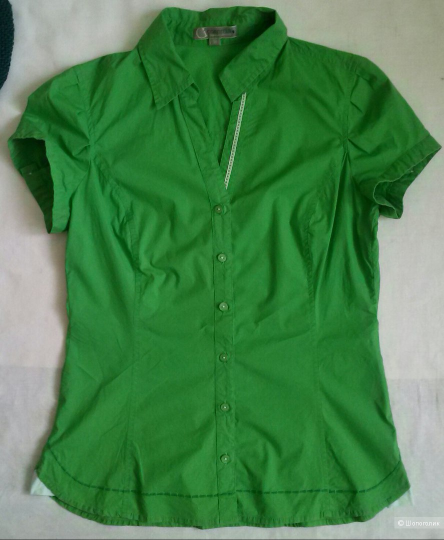 Рубаха зеленая  Comma. 44-46 размер