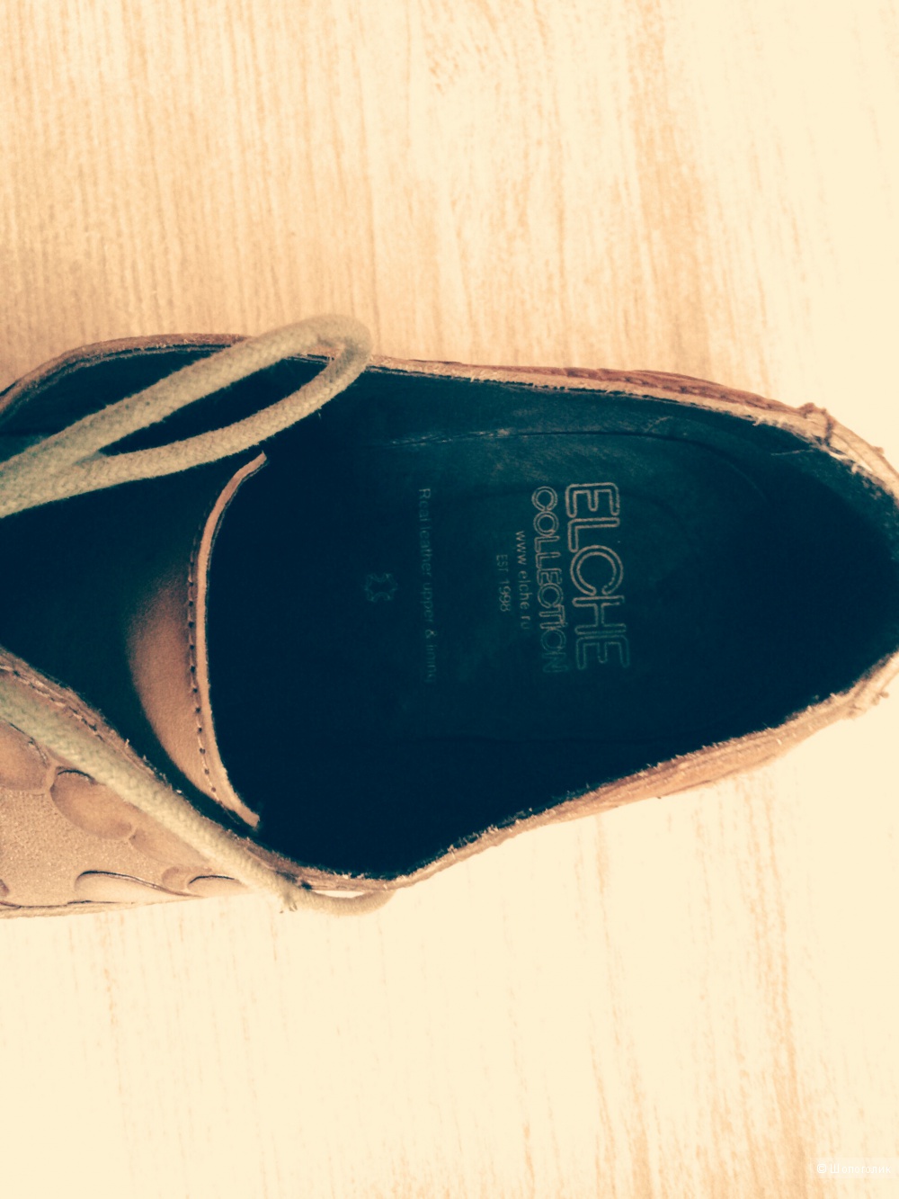 Стильные ботинки из натуральной кожи бренда Elche 39-го размера