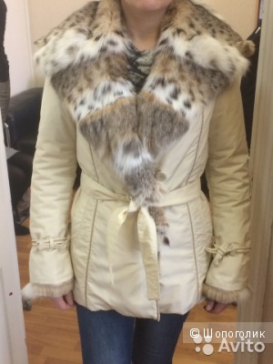 Женская зимняя куртка с мехом рыси Florence Mode