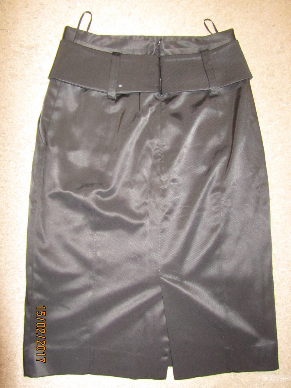 Новая черная юбка-карандаш Mango без этикеток 42-44 размер евро 36