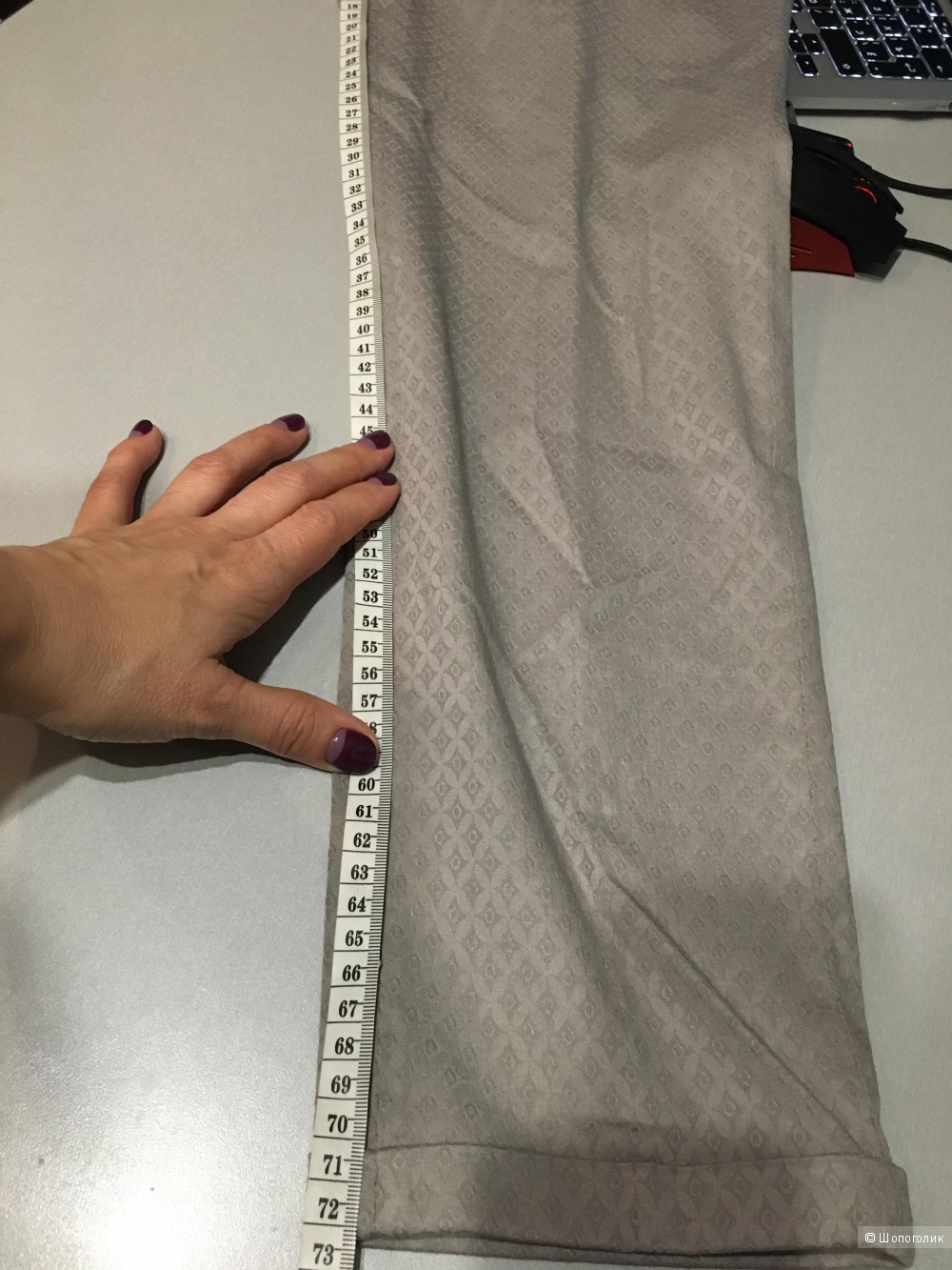 Итальянские брюки ARGONNE из текстурированного хлопка, диз. размер: 44 (IT), на рос. 46