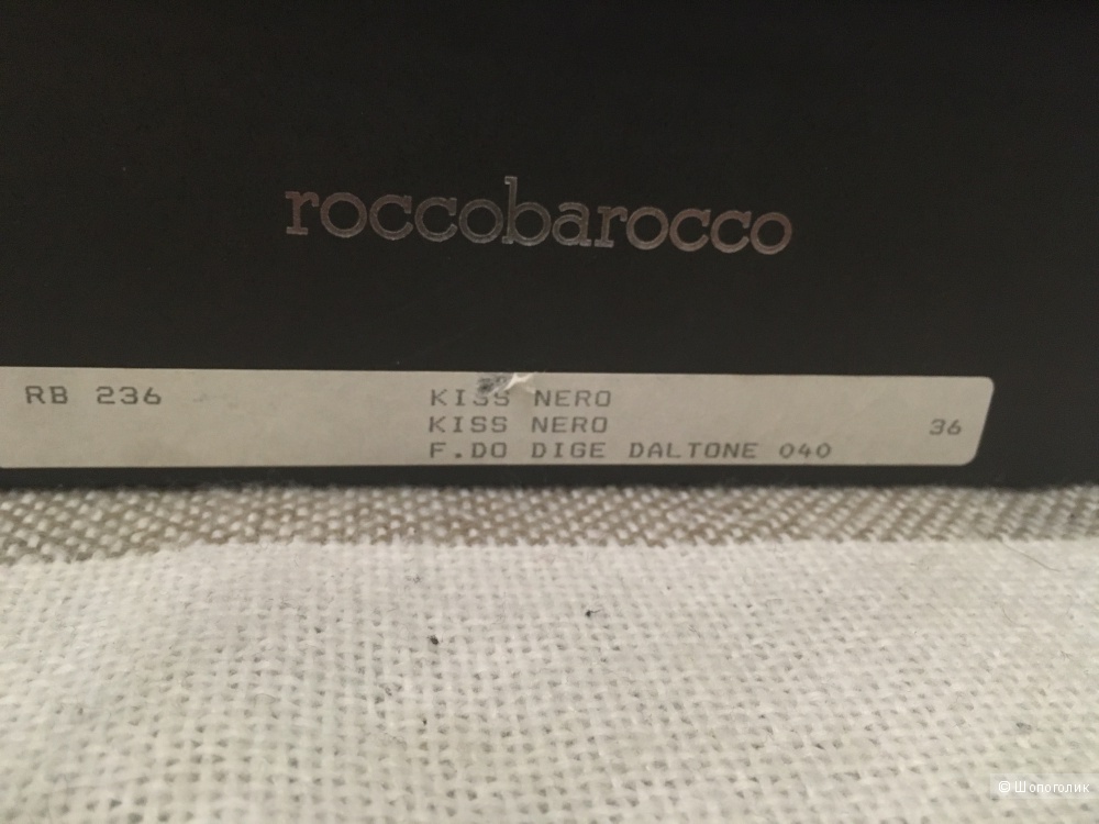 Ботинки Roccobarocco, размер EU 36, б/у 1 раз