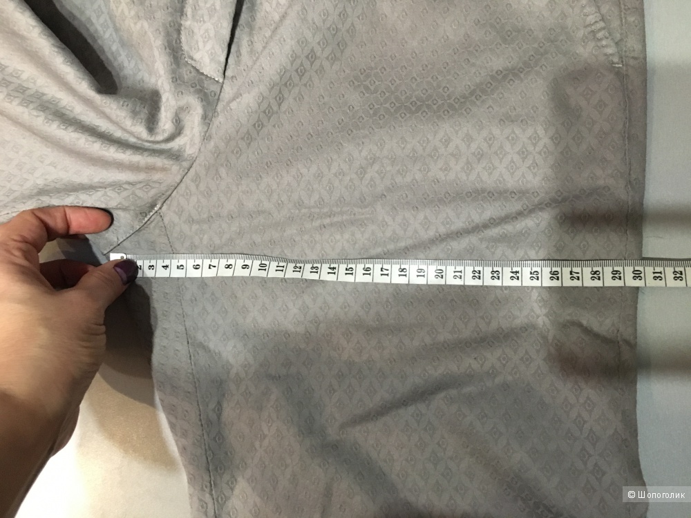 Итальянские брюки ARGONNE из текстурированного хлопка, диз. размер: 44 (IT), на рос. 46