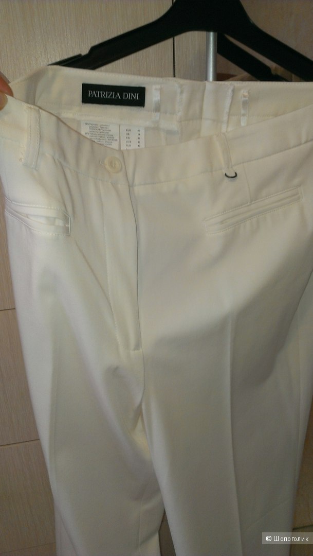 Белоснежные летние брюки, 48-50разм.