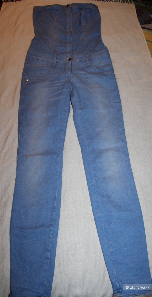 Супер секси джинсовый комбинезон MET 26 размер