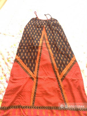 Ситцевое платье макси L(48-50)