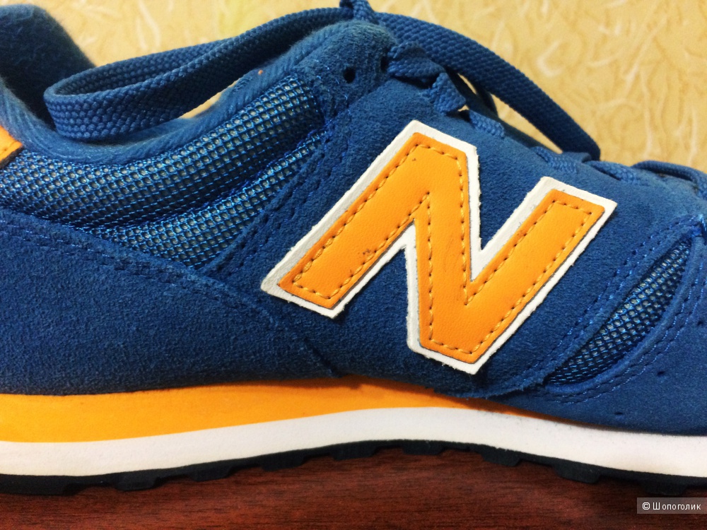 Синие оригинальные кроссовки New Balance 373