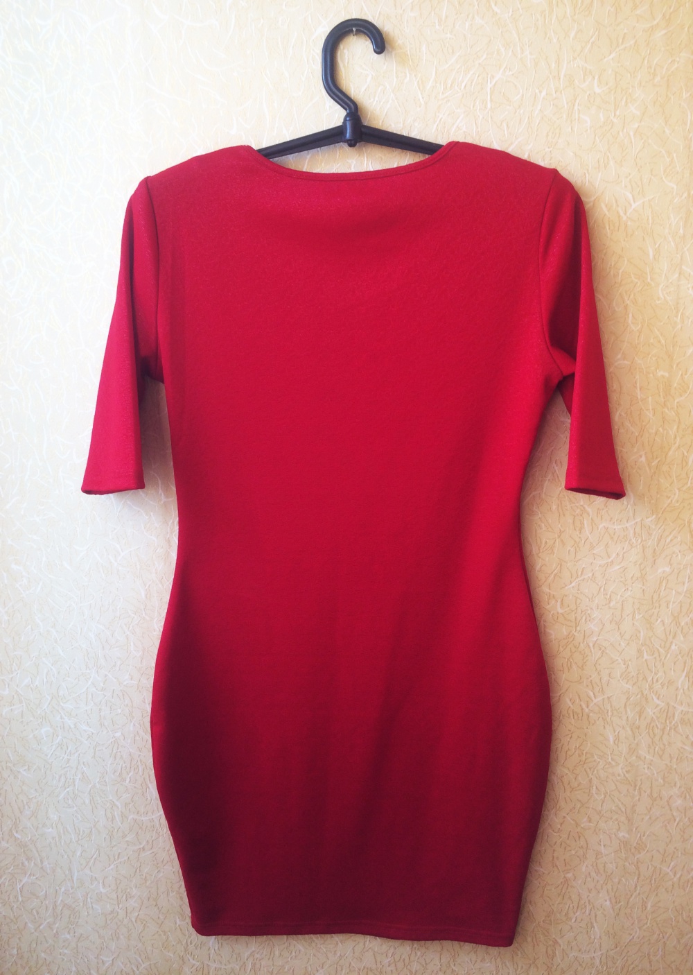 Новое красное облегающее платье AX Paris (р-р 14 UK или 46-48)