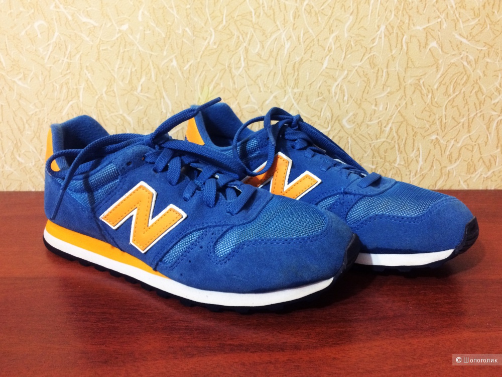 Синие оригинальные кроссовки New Balance 373