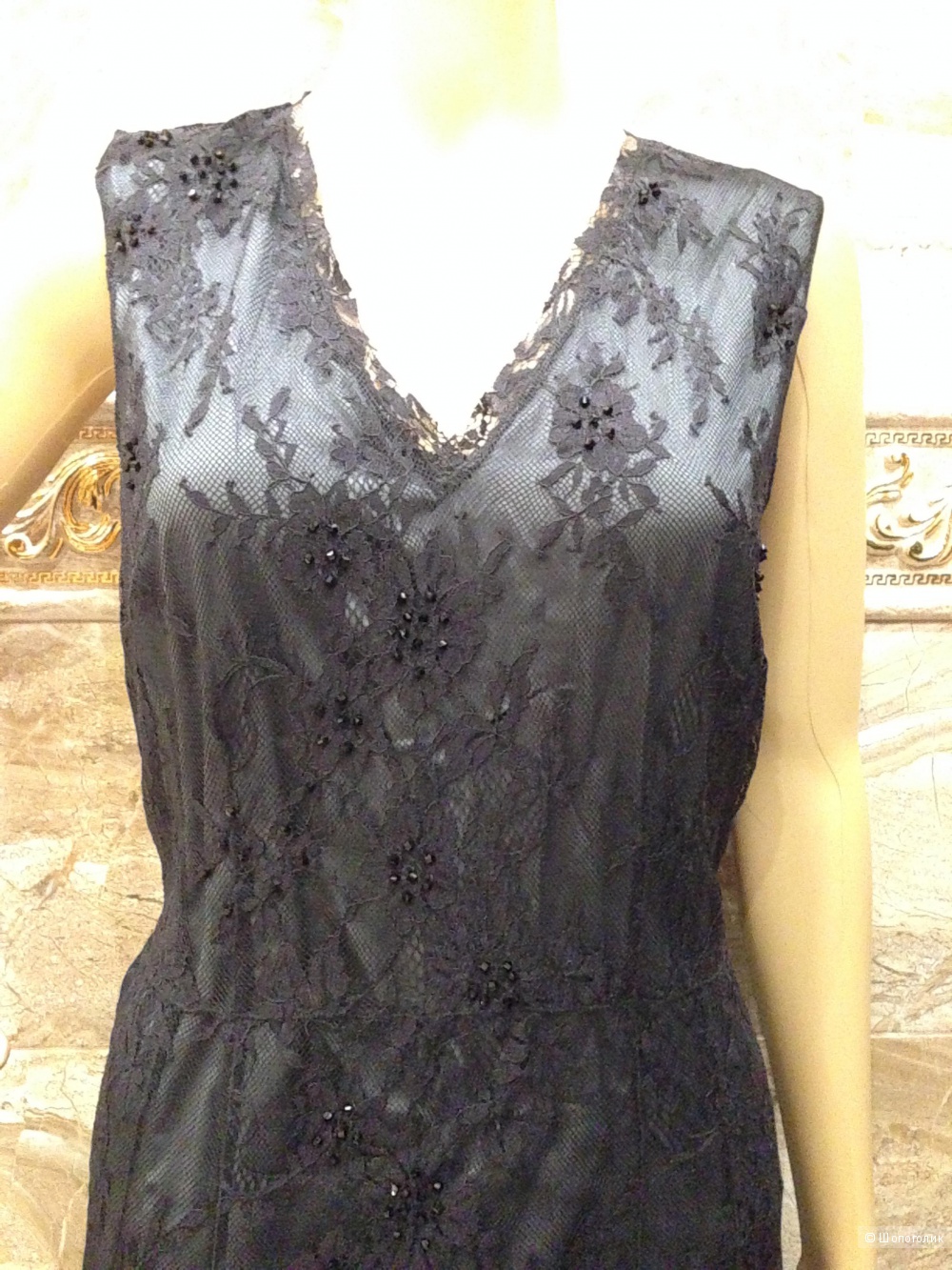 Elie Tahari шикарное платье из кружева р.46-48 с ценником $498.00. Новое.Оригинал