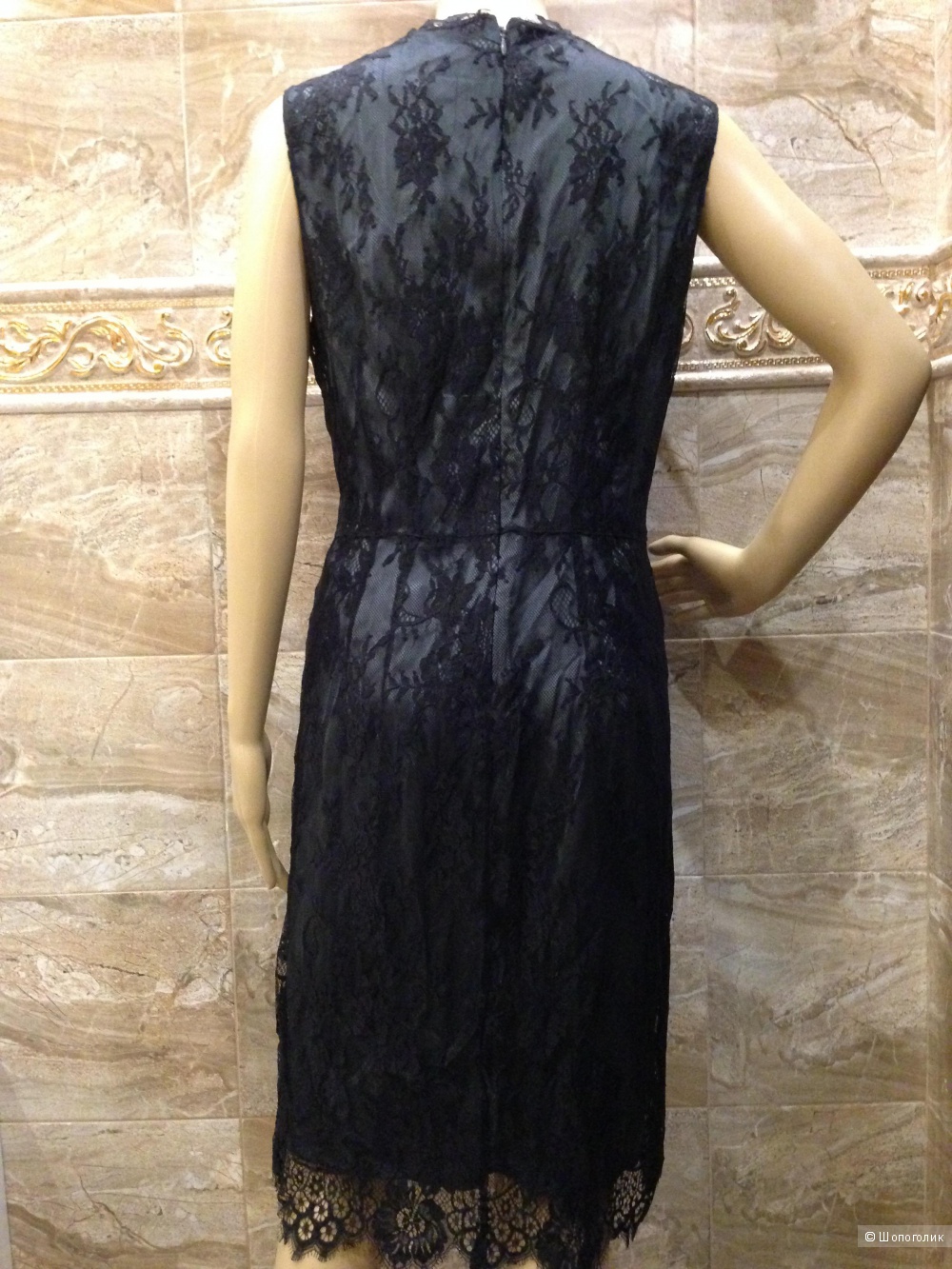 Elie Tahari шикарное платье из кружева р.46-48 с ценником $498.00. Новое.Оригинал
