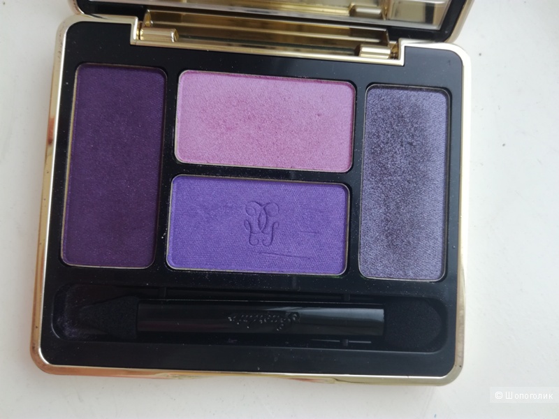 Палетка теней Guerlain Ecrin 4 couleurs в оттенке 01 Les Violets (б/у)