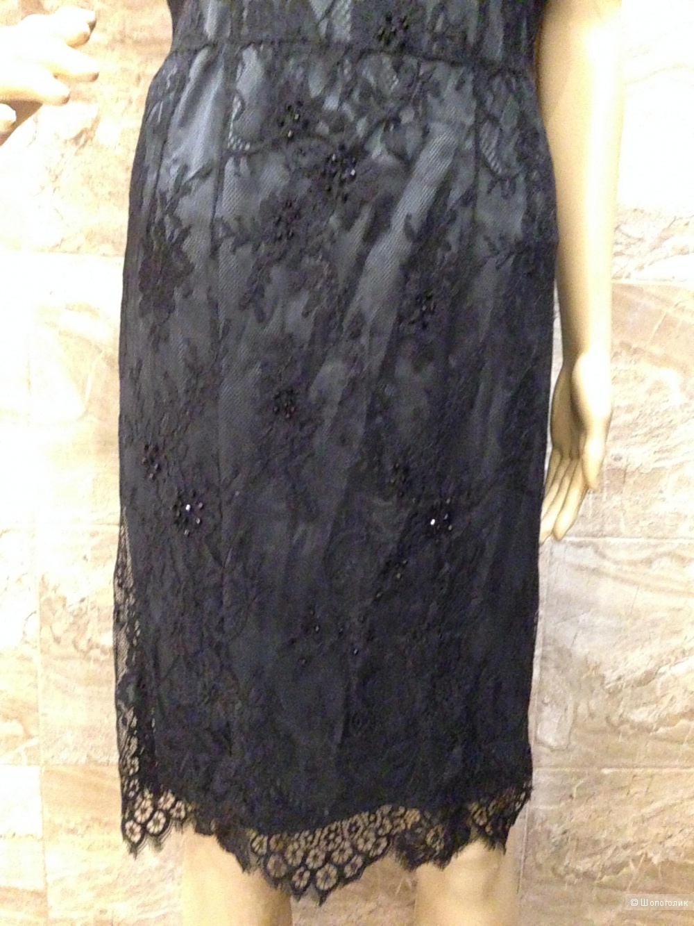 Elie Tahari шикарное платье из кружева р.46-48 с ценником $498.00. Новое.Оригинал