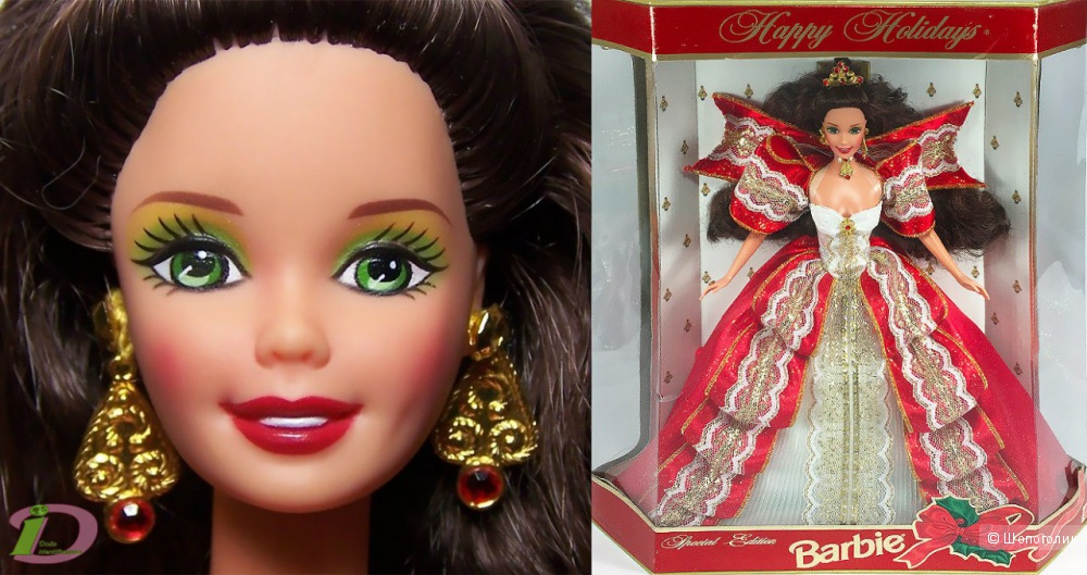 Новая барби коллекционная Happy Holiday Barbie 1997