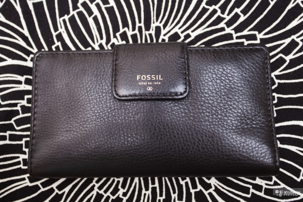 Новый кожаный кошелек Fossil оригинал unisex