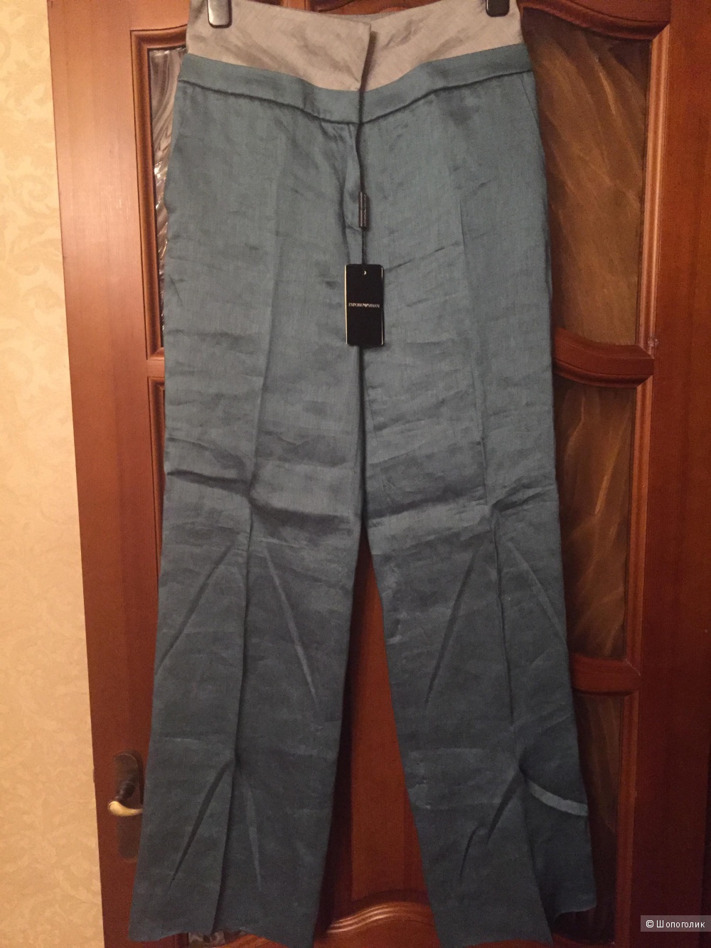 Летние льняные брюки Emporio Armani 42it