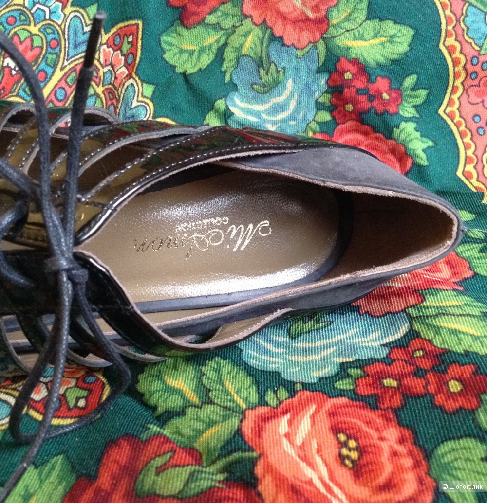 Mi amor collection,туфли на танкетке ,Италия,38-39 размер