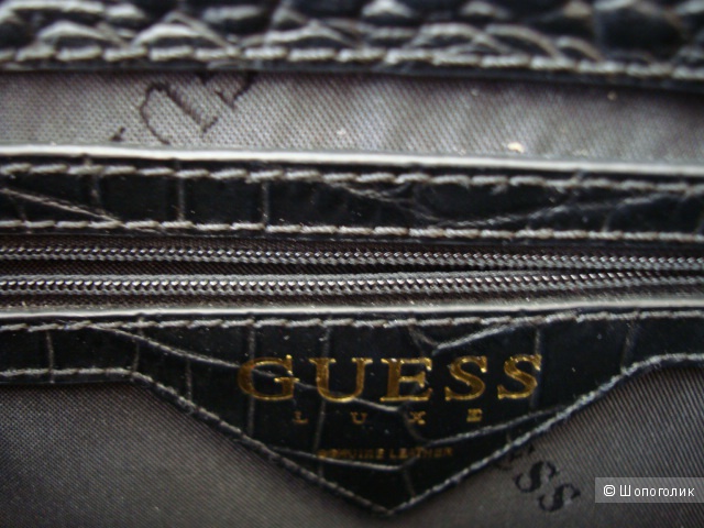 Новая сумка Guess серии Luxe из натуральной кожи под рептилию