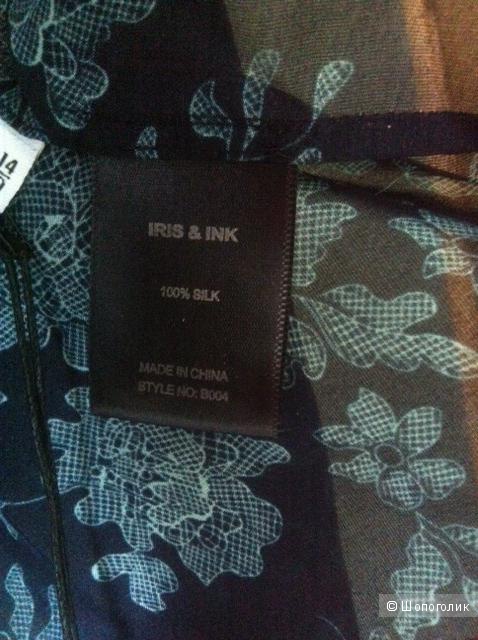 Шелковая блуза IRIS&INK,46-48