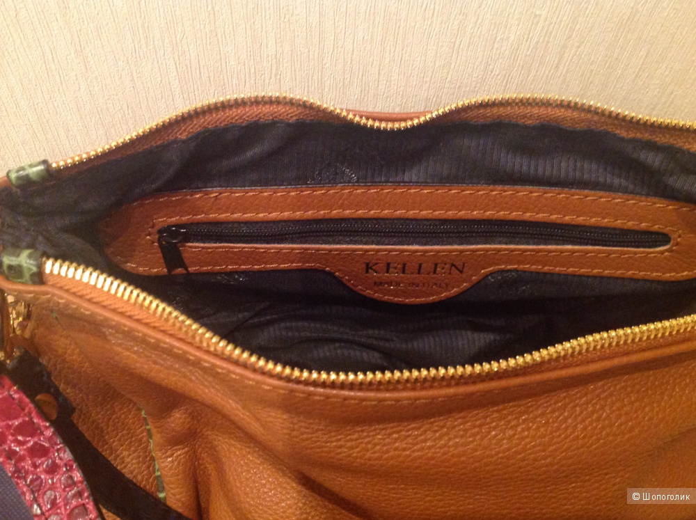Новая сумочка Kellen из натуральной кожи,Италия