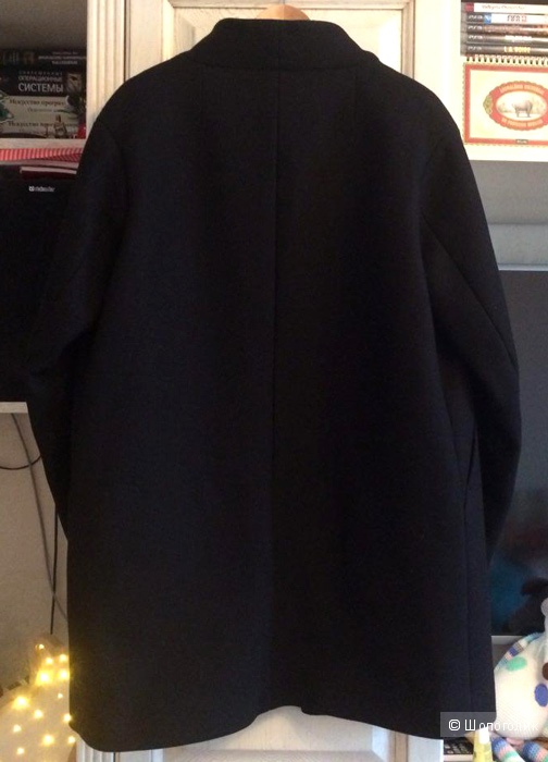Новое шерстяное черное пальто JAN MAYEN 46IT