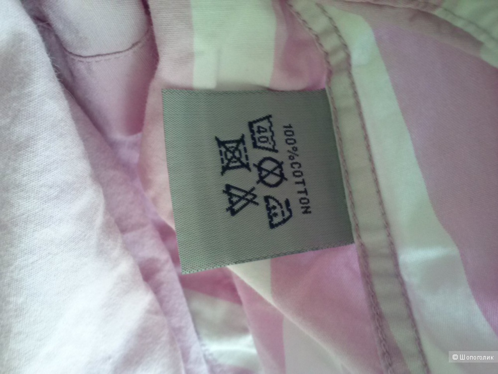 Рубашка GAASTRA  бело-розовая 46-48 (пог 53) см