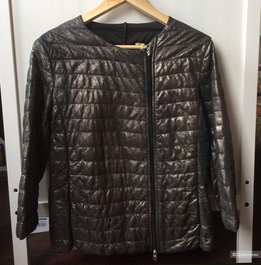 Новая куртка из обливной замши Vintage De Luxe, 48 IT