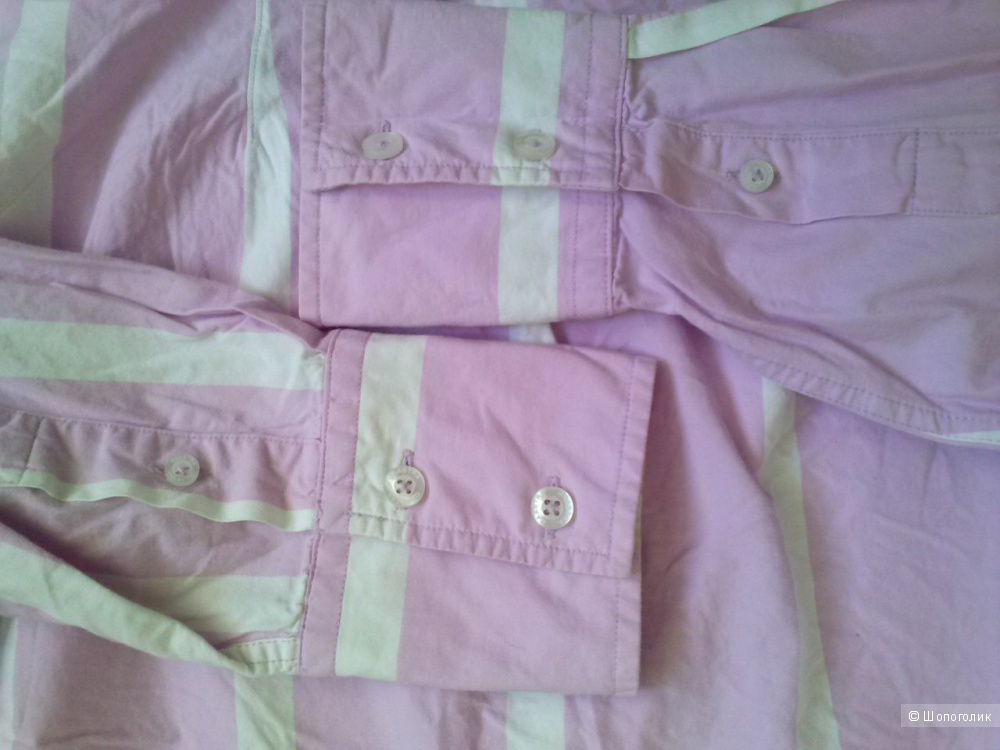 Рубашка GAASTRA  бело-розовая 46-48 (пог 53) см