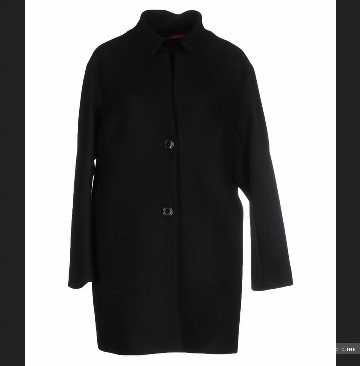Новое шерстяное черное пальто JAN MAYEN 46IT