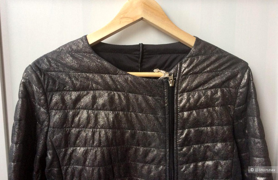 Новая куртка из обливной замши Vintage De Luxe, 48 IT