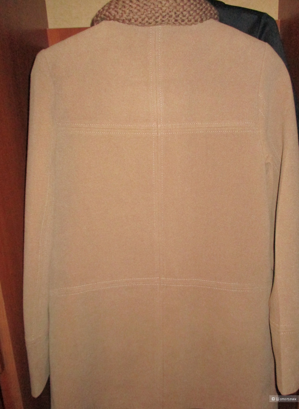 Пальто демисезонное из кашемира 44-46 размера (новое)