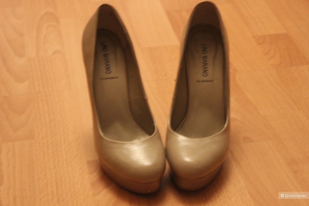Туфли нежного серого цвета, размер 37
