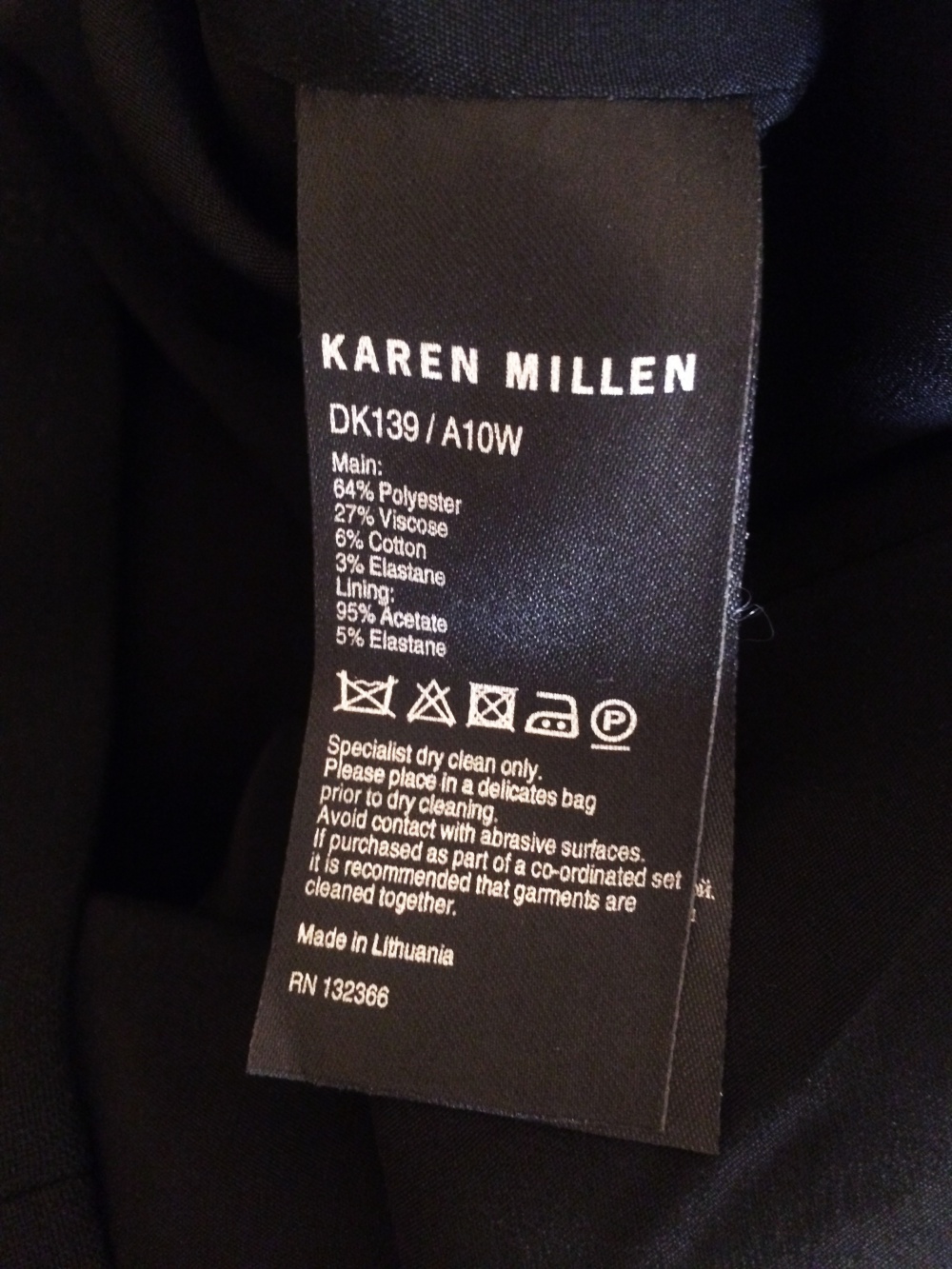 Новое чёрное платье Karen Millen (16 UK)