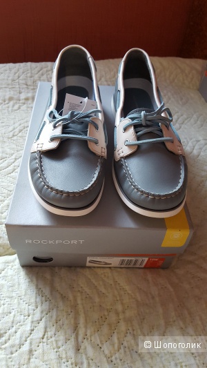 Новые кожаные мокасины Rockport