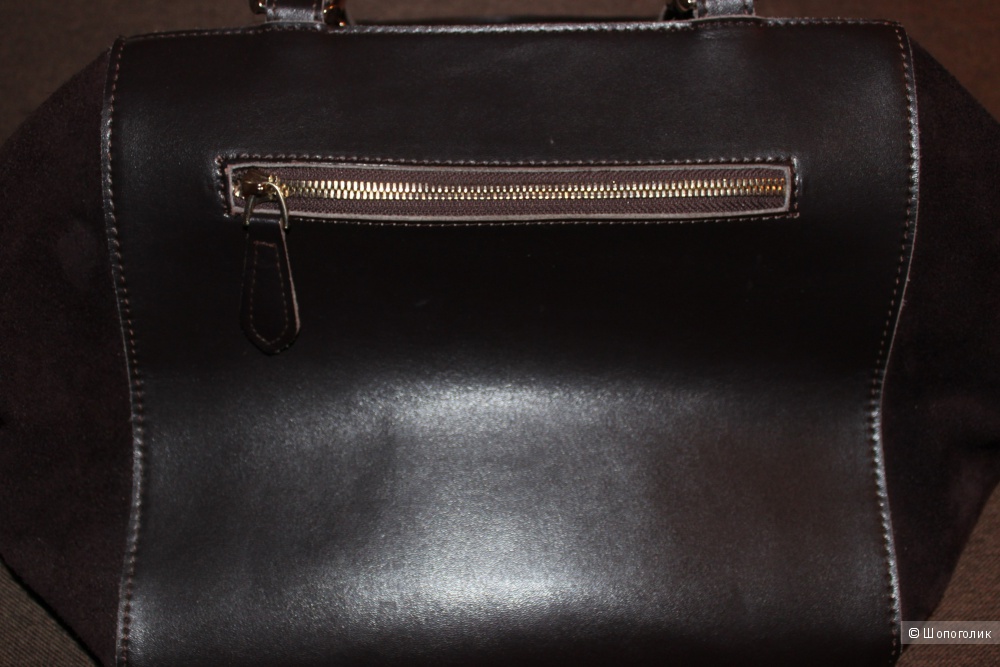 Темно-коричневая сумка Fendi , б/у