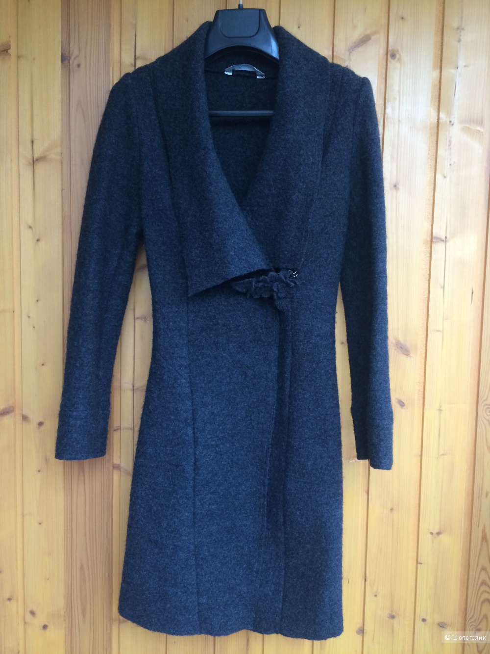 Новый кардиган-пальто Promod темно-серого цвета (40-42 размер)