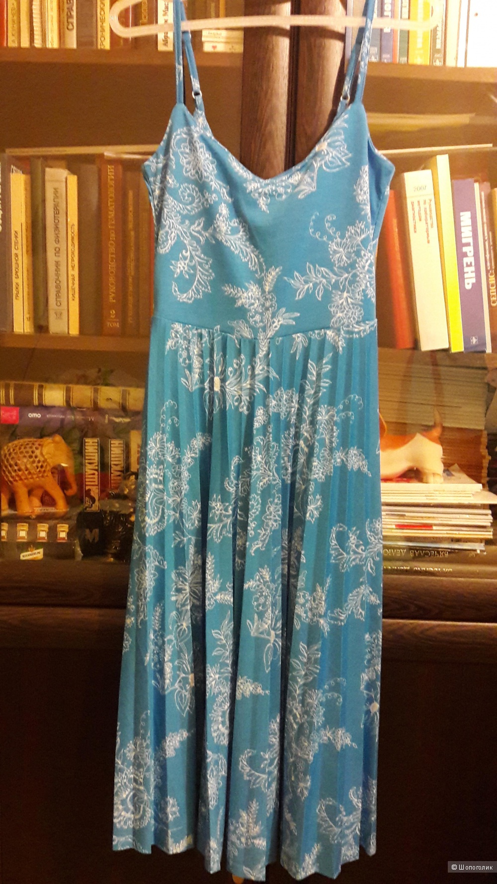 Платье асос небесно-голубого цвета petite uk8