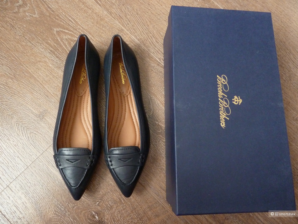 Brooks Brothers кожаные туфли без каблука/балетки, размер 7