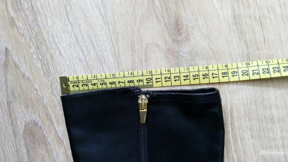 Кожаные демисезонные сапоги calvin klein rikita,размер 6 ,новые