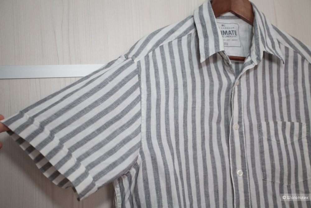 Рубашка льняная Marks & Spenser 50 размер