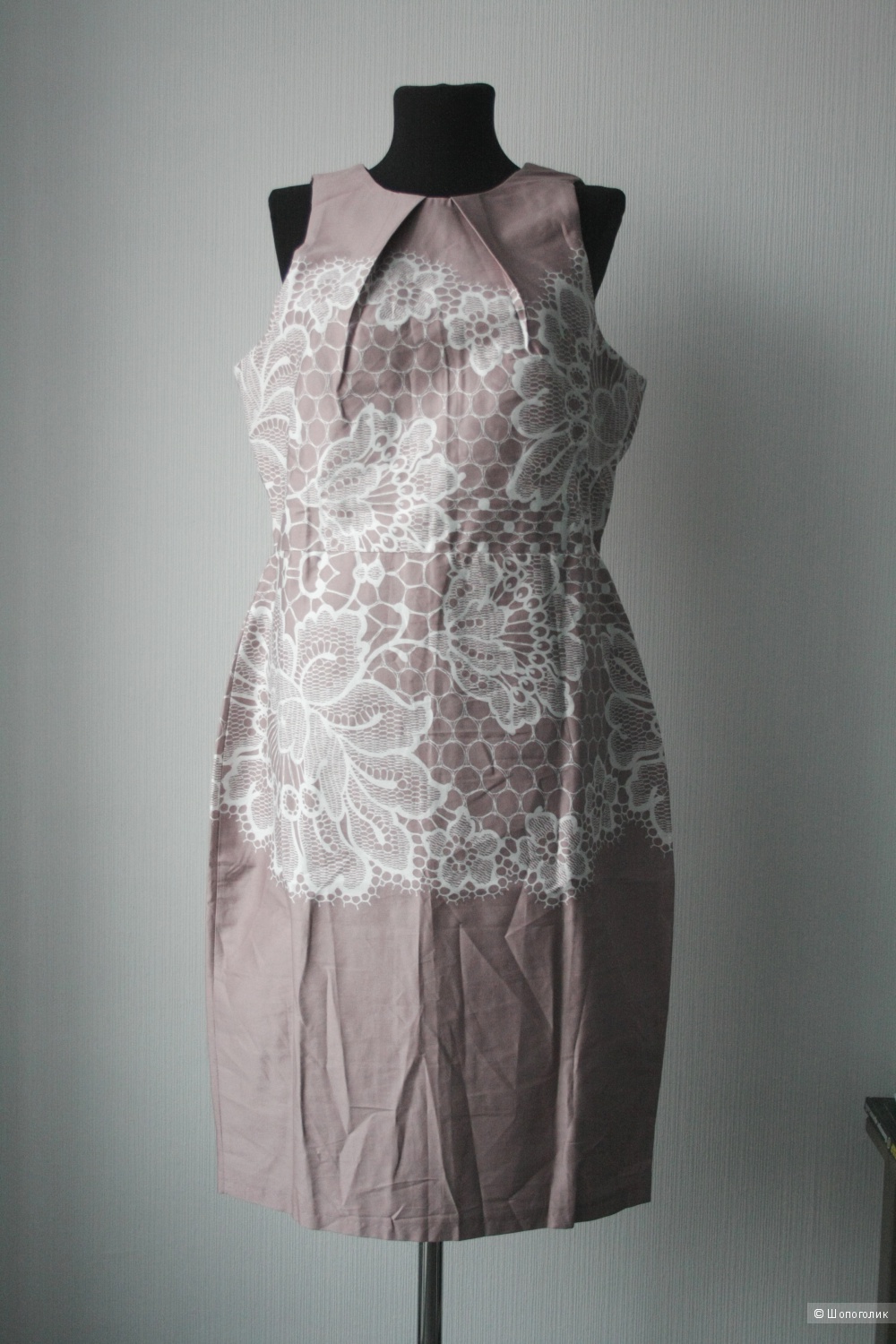 Облегающее платье с кружевным принтом Closet