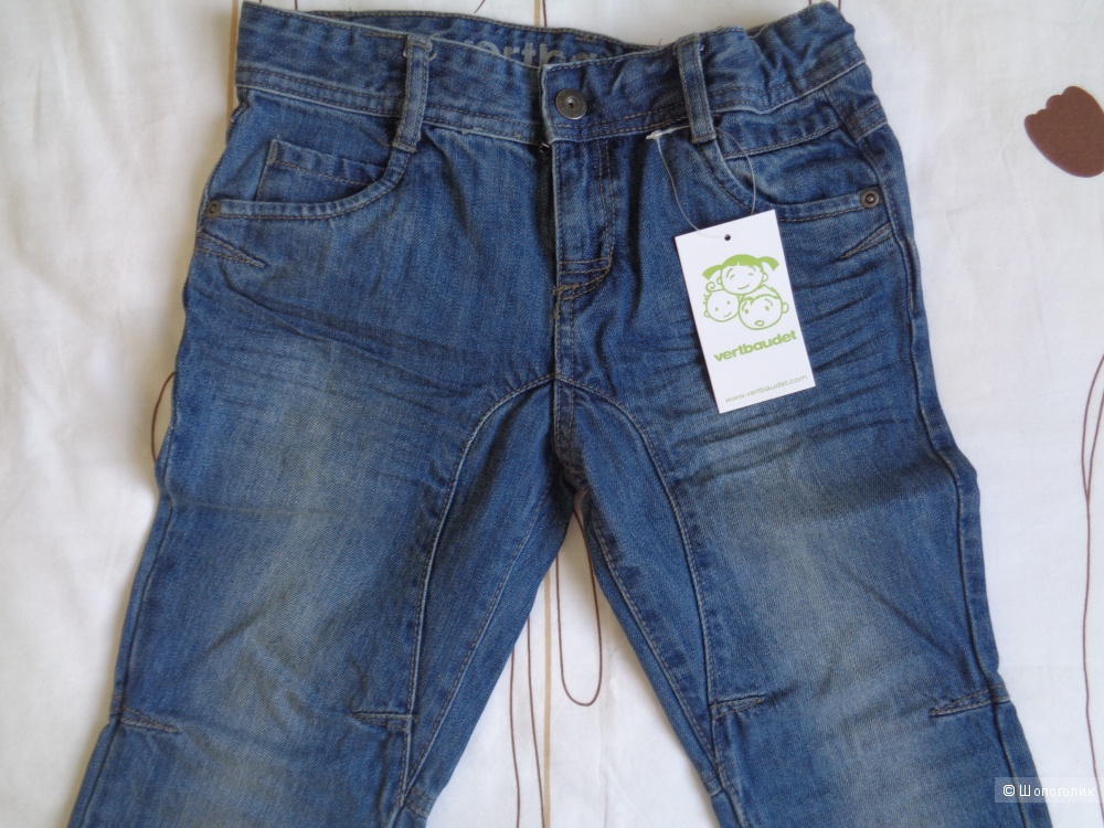 Новые джинсы full fit Vertbaudet Франция 120 см для мальчика